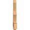 Ekena Millwork Redmond Smooth Timber Gable Bracket, Western Red Cedar, 48"W x 32"H x 3 1/2"D x 5 1/2"F, 16/12 Pitch GBW048X32X0406RED00SWR - alternate 2